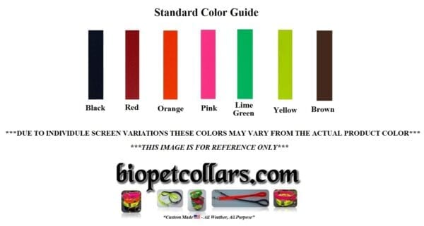 A standard color guide for the lead